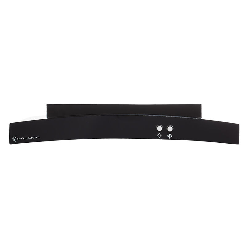 InVision Ventless RV Range Hood, Black Front image number 1