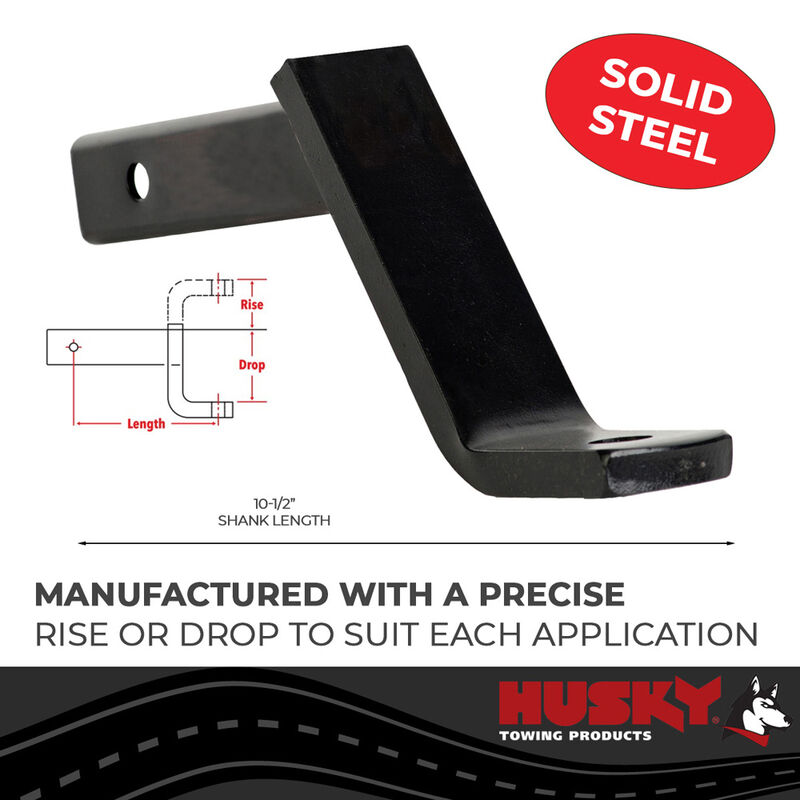 Husky Towing  2 Inch Receiver Trailer Hitch Ball Mount image number 2