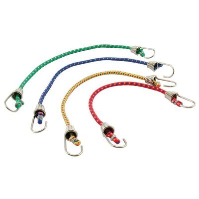 10" Mini Bungey Cords, 4-Pack