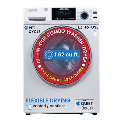 Equator 15-lb. All-in-One Combo Washer Dryer, White