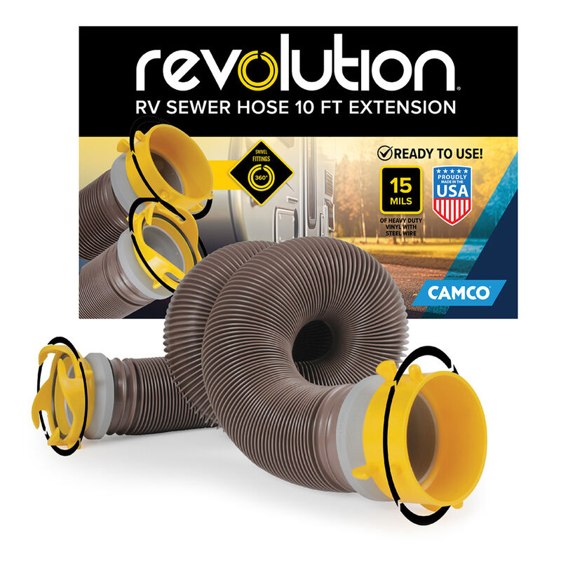 Camco 20 Feet Gray Sewer Hose image number 2