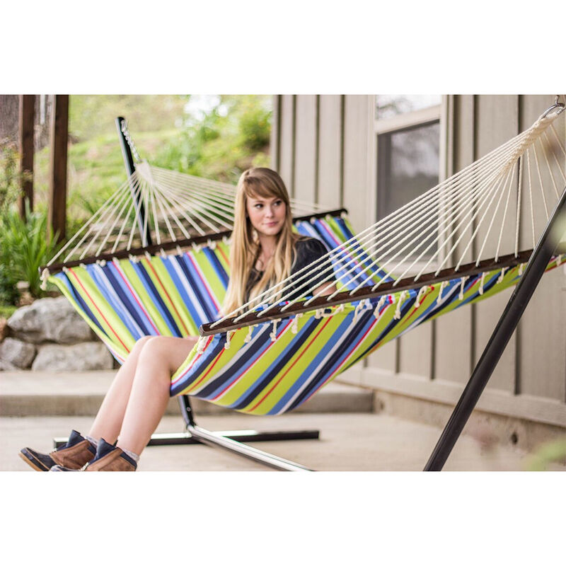 Stansport Antigua Double Polyester Hammock with Stand image number 2