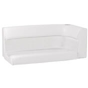 Toonmate Deluxe Pontoon Left-Side Corner Couch Top, White Patterns