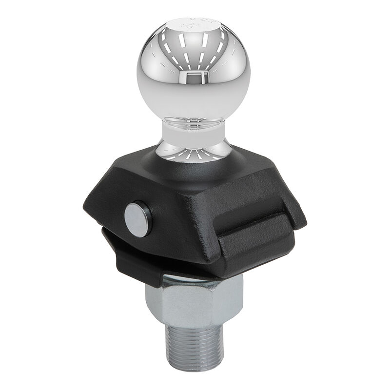 CURT RockerBall 2-5/16" Cushion Hitch Trailer Ball, 12,000-lb., 1-1/4" Shank image number 1