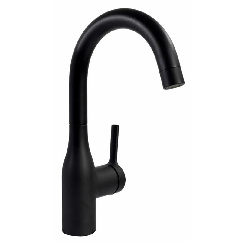 Phoenix Products Premium Slimline Single Handle Bar/Lavatory Faucet - Black image number 2