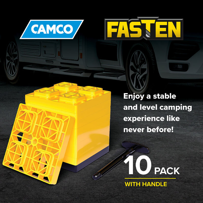Camco FasTen Leveling Blocks, 10-Pack image number 7