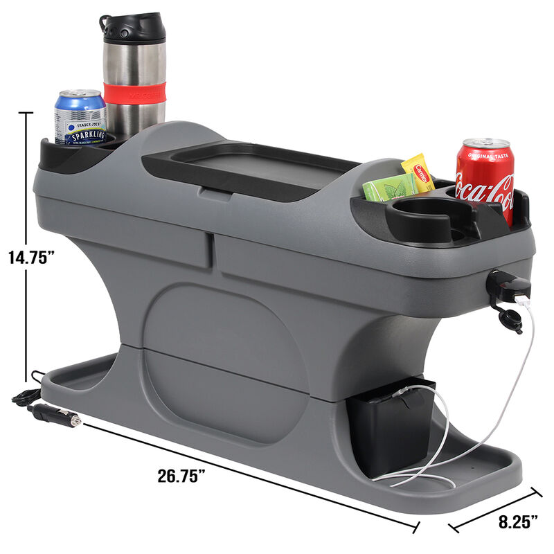 TSI Plug 'N Go Electronic Center Console, High Profile, Gray image number 6
