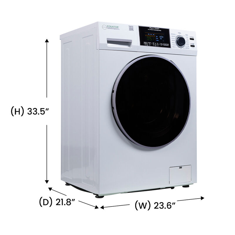 Equator 15-lb. All-in-One Combo Washer Dryer, White image number 2