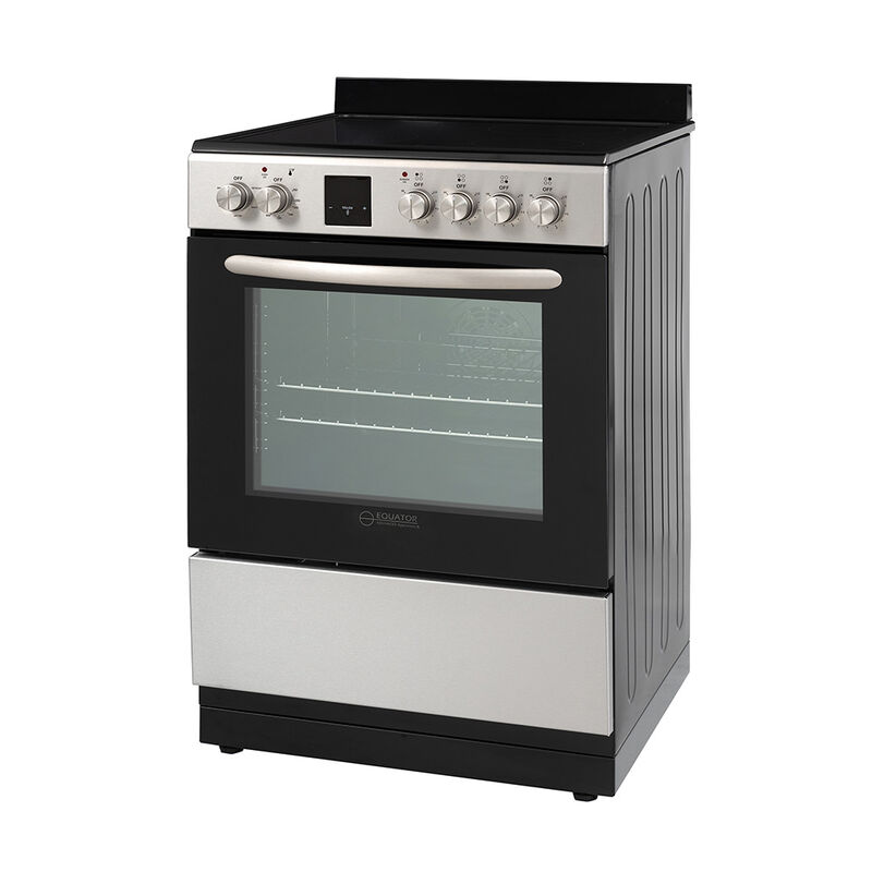 Equator 24" Electric Cooking Range with Convection Oven and Air Fryer, Stainless Steel image number 3
