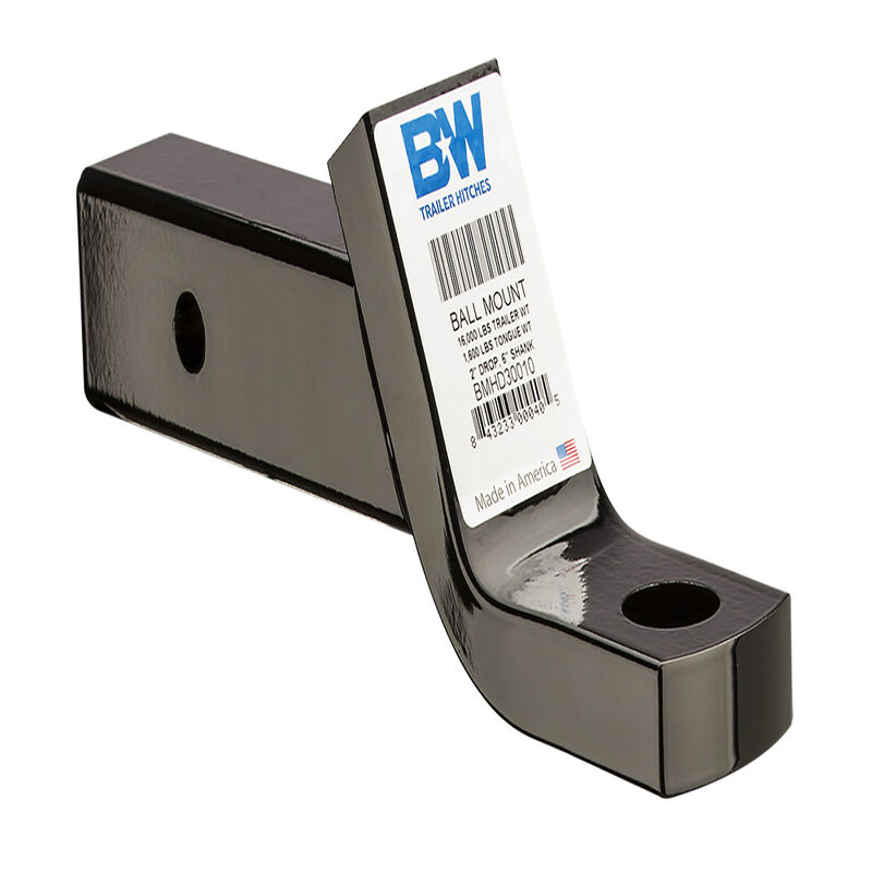 B&W Hitches Trailer Hitch Ball Mount, Class IV, 16,000 lb. GTW, 1,600 lb. Tongue Weight image number 1
