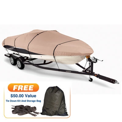 Covermate Imperial Pro Inboard and I/O Ski Boat Cover, 18'5" max. length