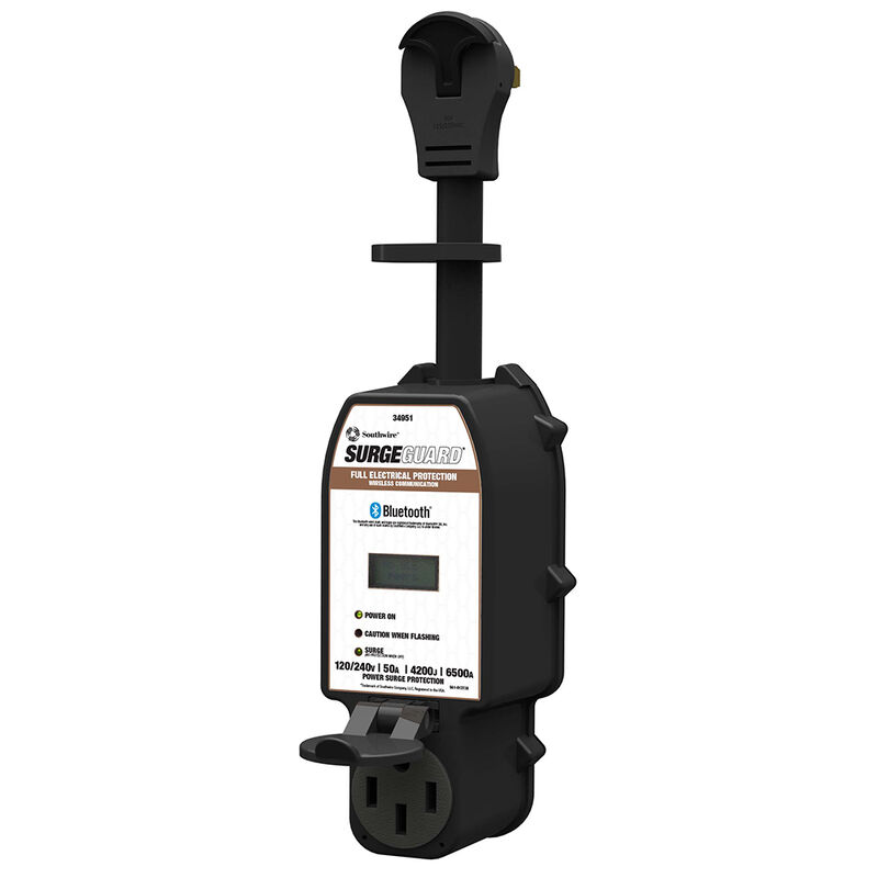 Southwire Surge Guard Portable 50-Amp 120/240-Volt Bluetooth-Capable Surge Protector image number 1