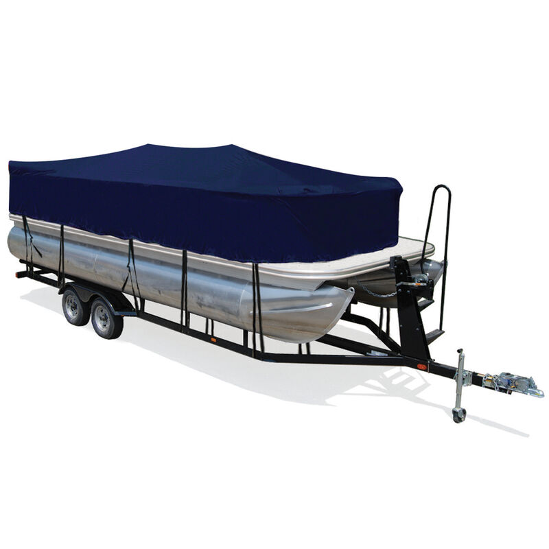 Trailerite Hot Shot Cover for Trailerite Pontoon Playpen Boat Cover, Navy (22'1" - 23'0" Cl X 102" B) image number 1