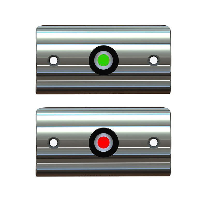 TACO Marine F38-6602-1 Rub Rail-Mounted LED Navigation Light Set 3-3/8" image number 1