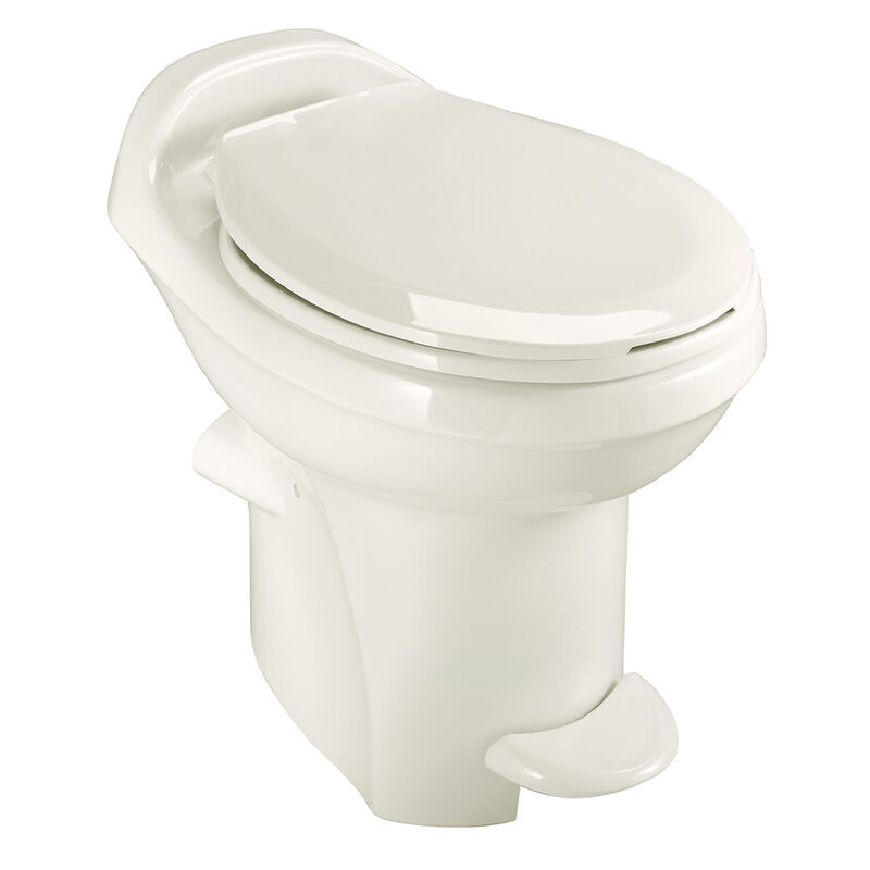 Thetford Aqua-Magic Style Plus Low Profile Gravity RV Toilet with Ceramic Bowl, Bone image number 1