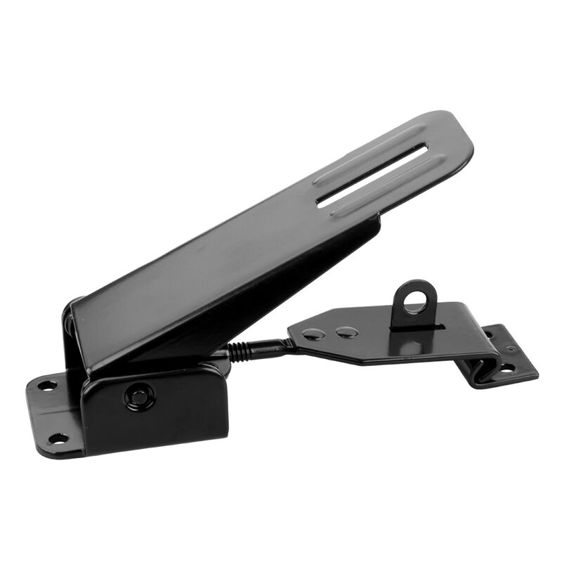 JR Products Steel Fold-Down Camper Latch and Catch, Black image number 1