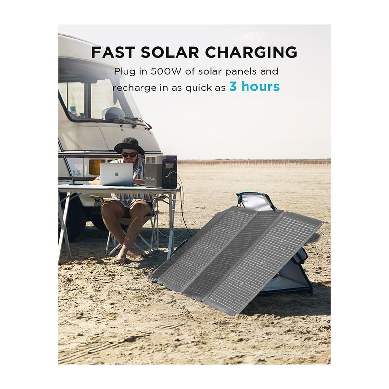 EcoFlow DELTA 2 Portable Power Station with 220W Solar Panel image number 3
