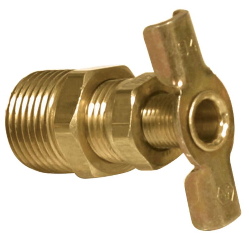 Brass Water Heater Drain Valve, 3/8&rdquo; image number 1