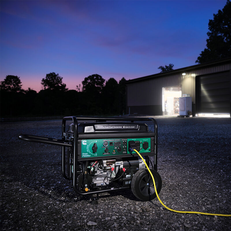 Cummins Onan P9500df Dual Fuel (Gas/LPG) Portable Generator image number 3