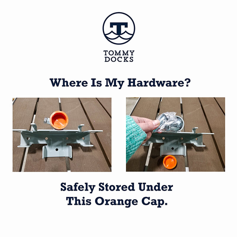 Tommy Docks "A" Outside Corner Bracket - Normal Duty (2-Pack) image number 7