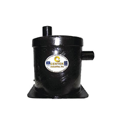 Vernalift Side In/Top Out Wet Marine Exhaust Muffler, 2" Inlet/Outlet