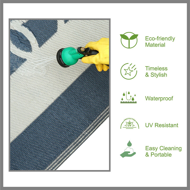 Venture Forward RV Patio Mat w/ Carry Bag, Geo Diamond image number 9