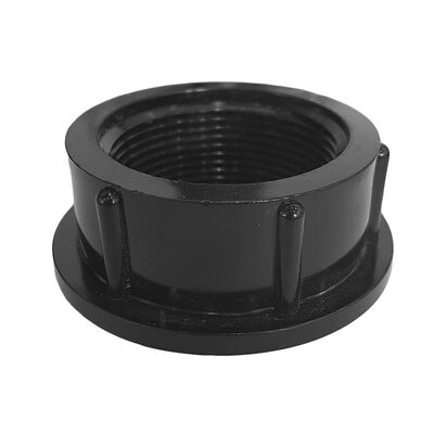 ICON Technologies Spin Weld Fitting, Heavy-Duty 1-1/2" Raised FPT, Black
