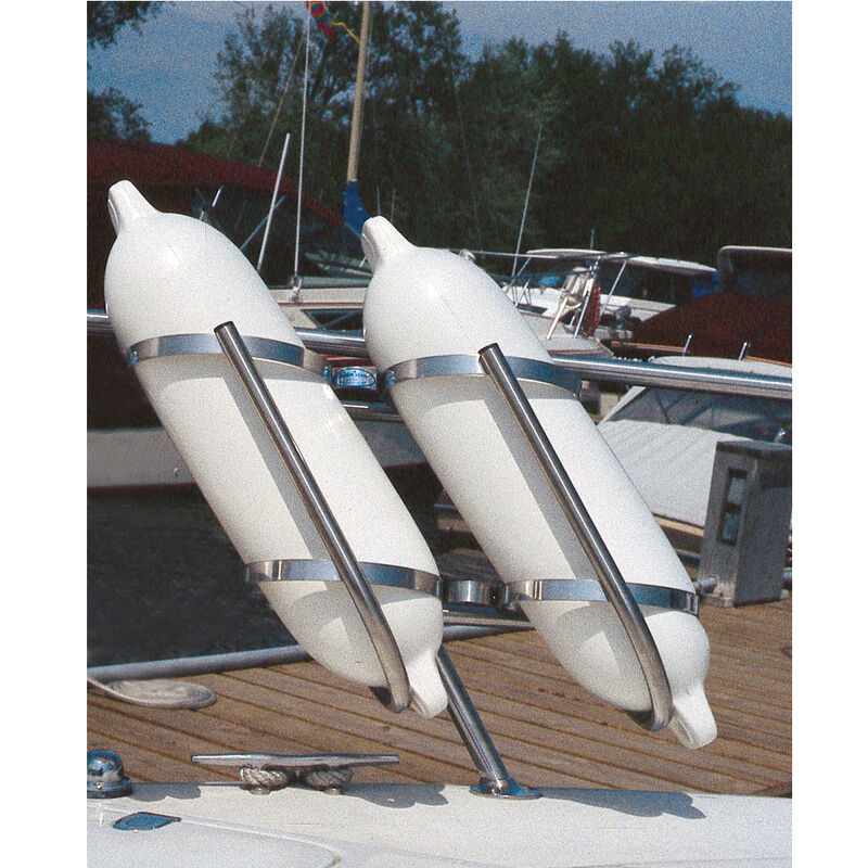 Stainless Steel Fender Rack for (2) 7" to 9" fenders image number 1