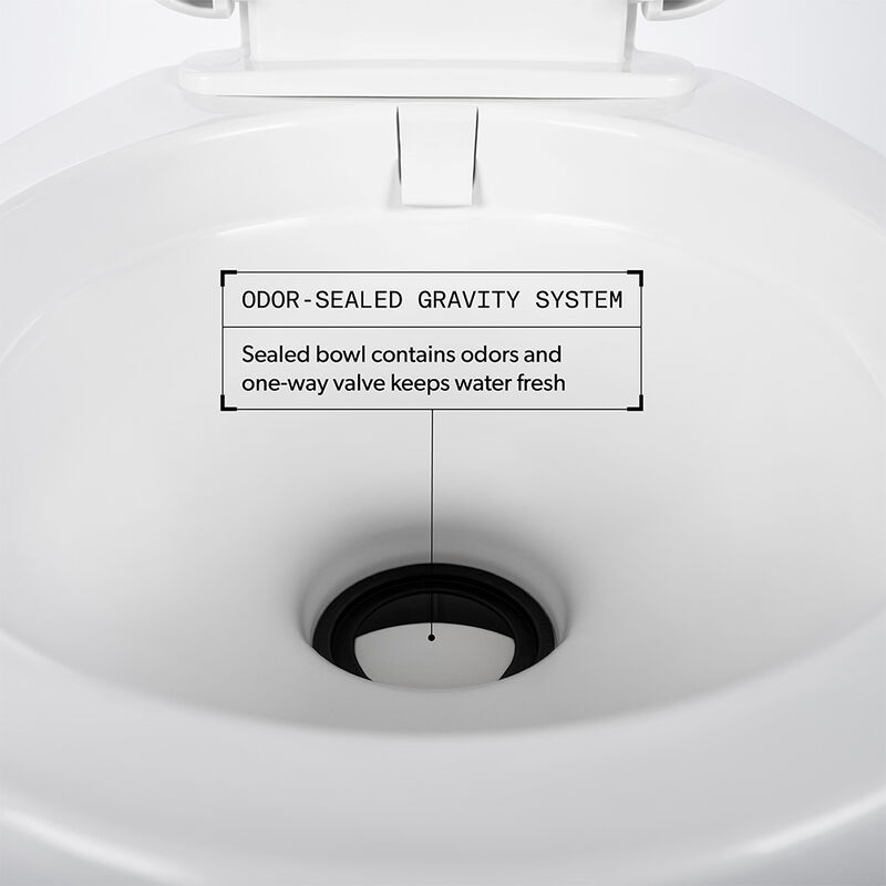 Dometic Model 401 Essential RV Toilet, Low Profile image number 6