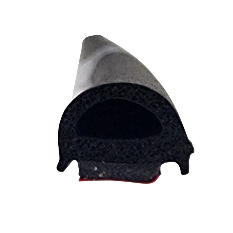 AP Products Sponge D-Seal, 3/8" x 9/32" x 15', Black image number 1
