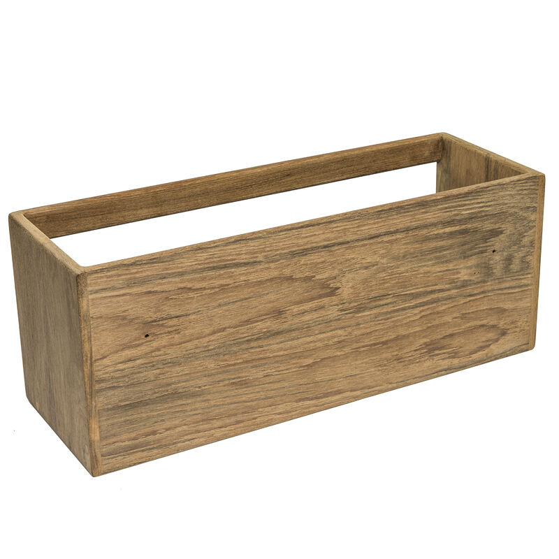 Whitecap Teak Paperback Book/VHS Casette Rack image number 3