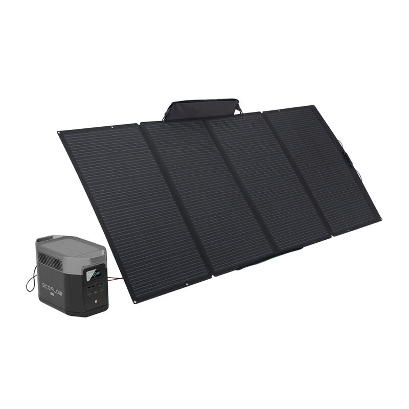 EcoFlow DELTA Max 2000 Portable Power Station with 400W Solar Panel image number 1