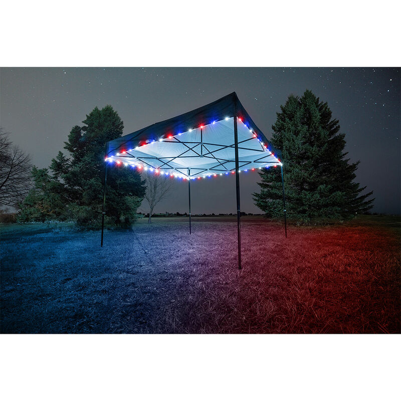 Canopy Brightz Pop-Up Tent Lighting, Red/White/Blue image number 3
