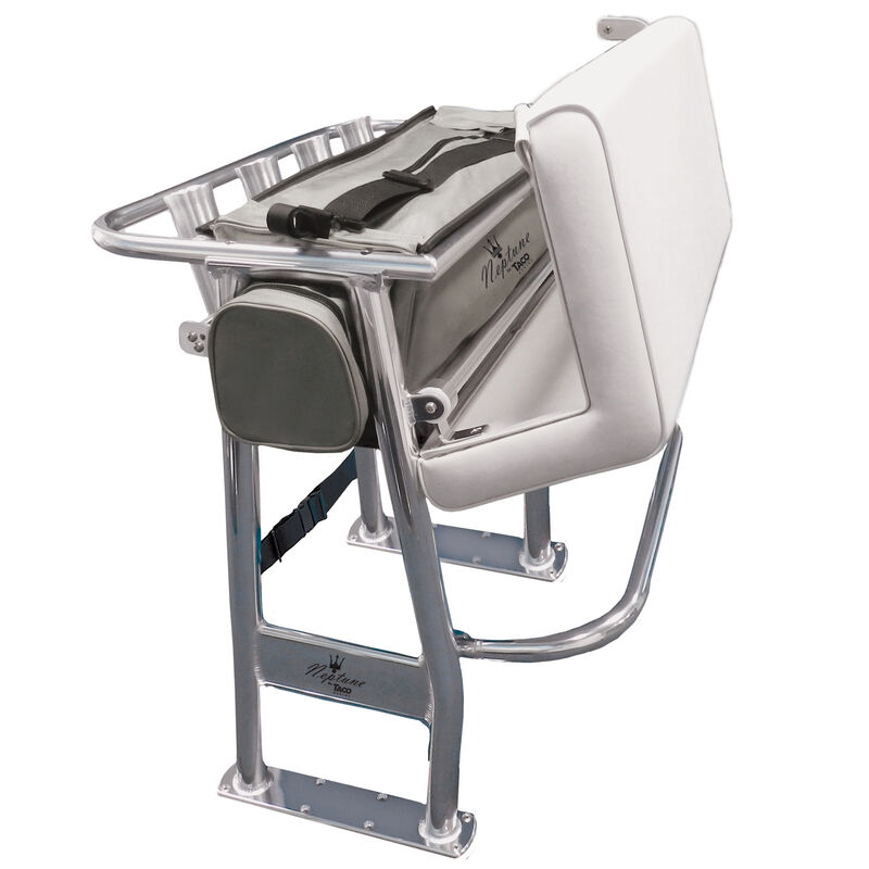 Taco Neptune II Leaning Post With Tackle Storage Bag image number 1
