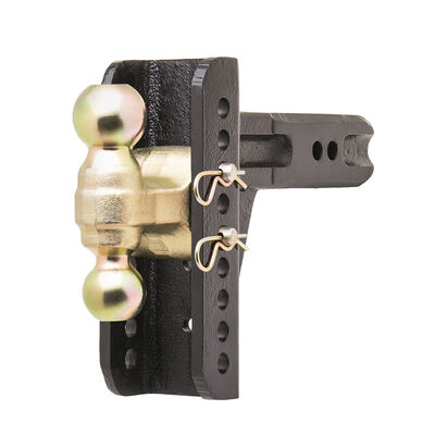 Husky Towing Adjustable Ball Mount Kit With Dual Ball For 2-1/2 Inch Receiver