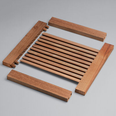 Whitecap Teak Cockpit 1" Grating Material, (A)15/16", (B)1", (C)15/16"