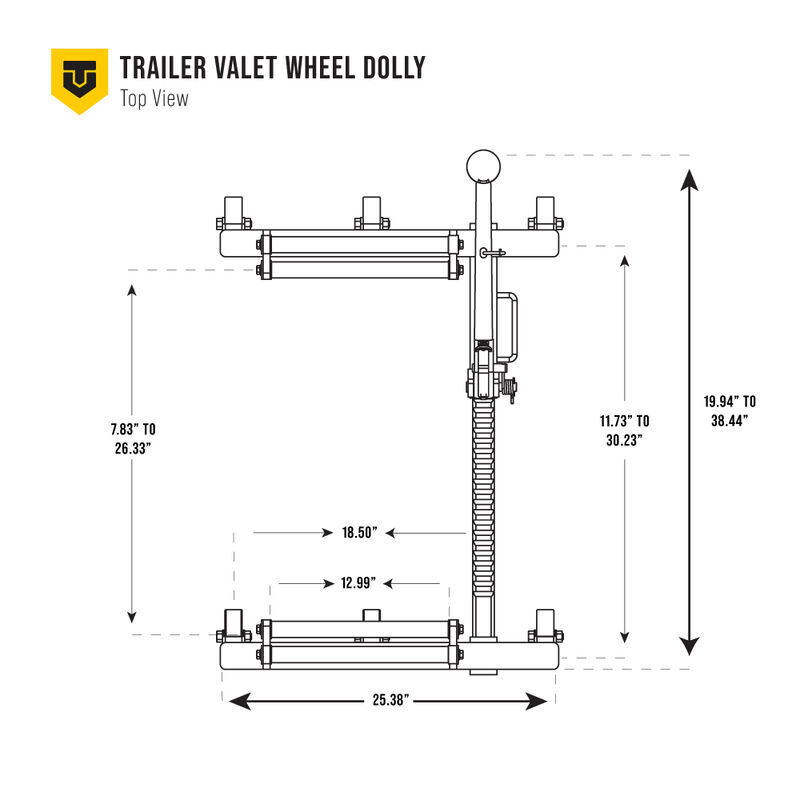 Trailer Valet 2,000 lbs Wheel Dolly image number 8