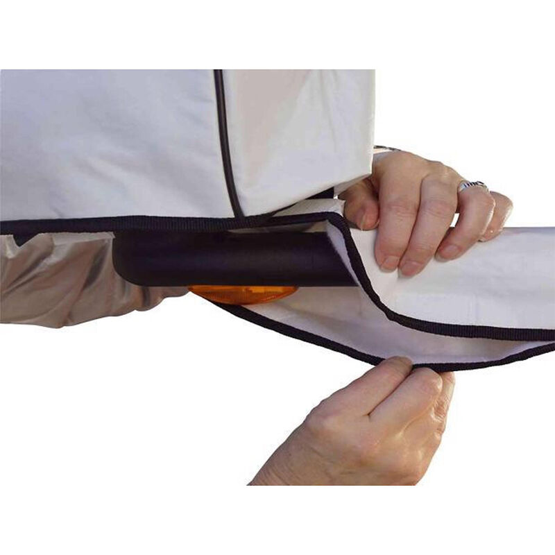 Classic Accessories OverDrive RV Mirror and Wiper Blade Covers, White image number 6