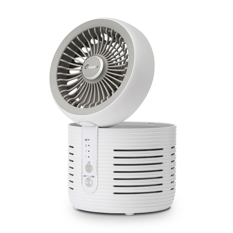 3-in-1 True Hepa H13 Desktop Air Purifier + Fan with UV image number 1