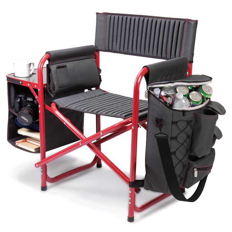 Fusion Chair, Dark Gray with Red image number 1