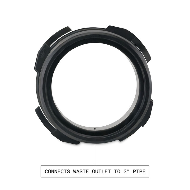 Valterra Rotating Rigid Sewer Pipe Adapter, 3" MPT x Bayonet Hooks image number 5