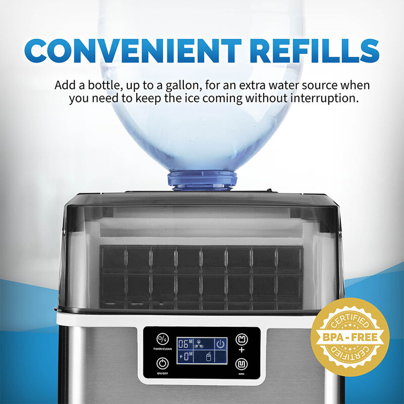 Newair Countertop Frozen Fall Clear Ice Maker image number 20