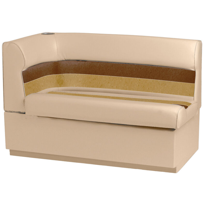 Toonmate Deluxe Pontoon Corner Couch with Toe Kick Base, Right Side, Sand image number 1