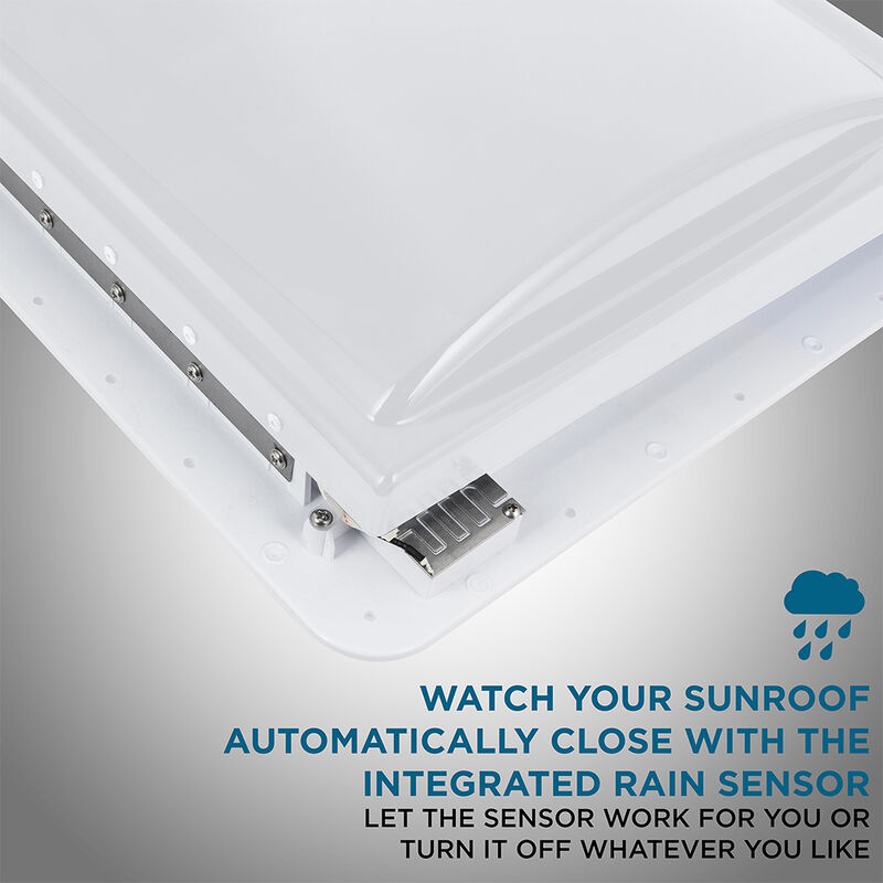  14" 6-Speed Roof Vent Fan, White image number 4