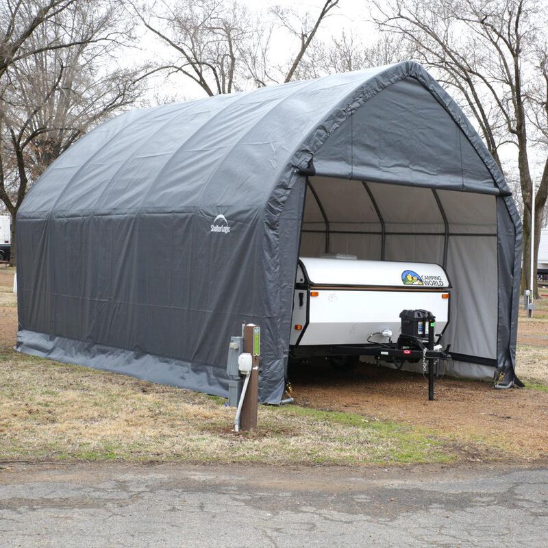 SUV/Truck Shelter, 13 &times; 20 &times; 12, Gray Cover image number 10