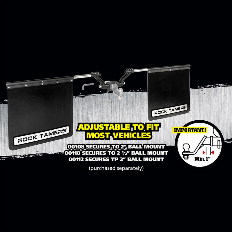 Rock Tamers 2" Hub Mud Flap System image number 7