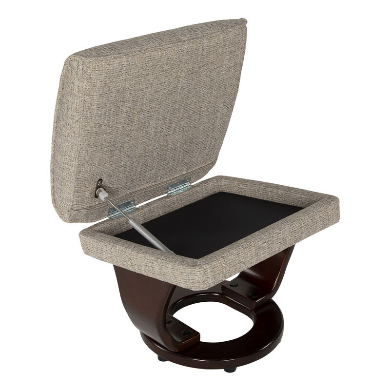 Thomas Payne Luxury Euro Chair with Storage Ottoman image number 3