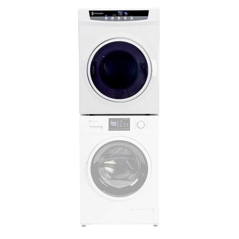 InVision Stackable Dryer 3.5 Cu. Ft. Vented - White image number 6