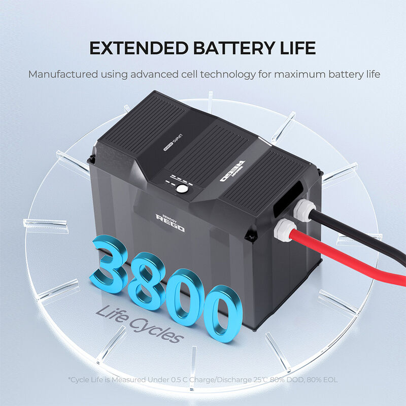 Renogy REGO 12V 400Ah Cold Weather LiFePO4 Battery image number 5