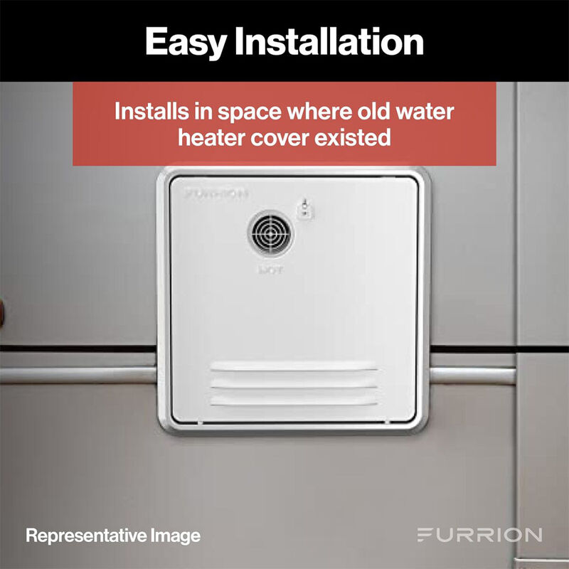 Furrion 16.1" x 16.1" White Retrofit Door for Tankless RV Water Heating System #FWH09EA-PS-AM image number 5
